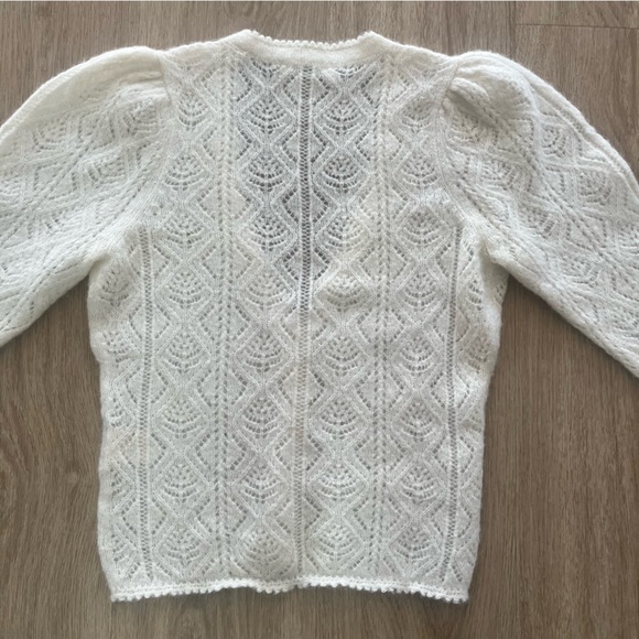 DÔEN Chandel Alpaca Blend Cardigan Jasmine Flower XS - Picture 10 of 13